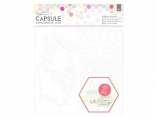 % SAMOPRZYLEPNE SZABLONY - PAPERMANIA - CAPSULE GEOMETRIC NEON, 3 SZT. NZWR-DLP