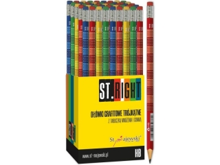 O��wki ST.MAJEWSKI tr�jk�tne z tabliczk� mno�enia display 72 sztuki HB
