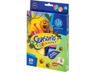 Lekka masa plastyczna D�ungla Sensorio Kids - 10 kolor�w