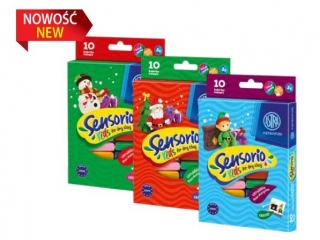 Lekka masa plastyczna ASTRAFUN Sensorio Kids Miko�aj Ba�wanek Elf - 10 kol