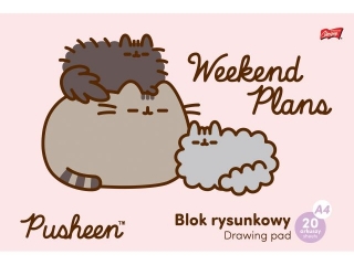 Blok rysunkowy A4 20k. ST.MAJEWSKI 80g/m2 PUSHEEN