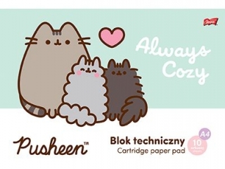 Blok rysunkowy A4 20k. ST.MAJEWSKI 80g/m2 PUSHEEN