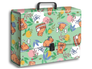 Teczka z r�czk� B4 JUMBO PENMATE T 0120 Kapibara ��ka, folia Mat nierysuj�ca