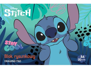 Blok rysunkowy A4 20k. ST.MAJEWSKI 80g/m2 STITCH