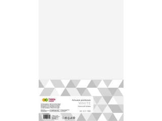 Arkusze piankowe A3, 5 ark, bia�y , Happy Color