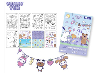 Blok Ma�ego Artysty KAPIBARA, 120g/m2, A4, 8 ark, Happy Color [opakowanie=5szt]