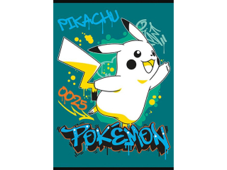 Zeszyt  A4 32 kartki krata ok�adka laminowana 70 g/m2 POKEMON [opakowanie=15szt]