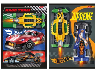 Zeszyt  A4 32 kartki krata ok�adka laminowana 70 g/m2 HOT WHEELS [opakowanie=15szt]