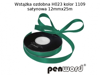 WST��KA OZDOBNA H023 KOL. 1109 SATYNOWA 12mmx25m [opakowanie=5szt]