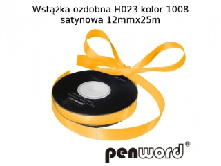 WST��KA OZDOBNA H023 KOL. 1008 SATYNOWA 12mmx25m [opakowanie=5szt]