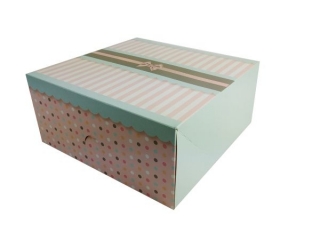 Pude�ka na ciasta BENIAMIN 245 x 210 x 70 mm / 5szt. - Paski