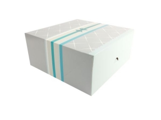 Pude�ka na ciasta BENIAMIN 245 x 210 x 70 mm / 5szt. - Srebro
