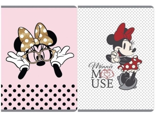 Zeszyt A5 60k. BENIAMIN Minnie Mouse, kratka