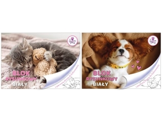 Blok rysunkowy A4 20k. BENIAMIN The Sweet Pets