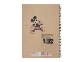 KO�OZESZYT A4/80k. Kratka / MICKEY MOUSE KRAFT LINER
