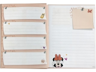 PAMI�TNIK Z ZAK�ADK� I D�UGOPISEM ZAMYKANY NA GUMK� / MINNIE MOUSE