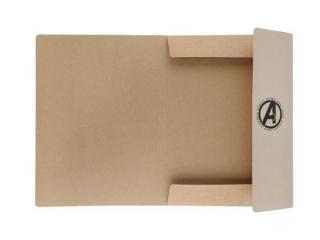 TECZKA Z GUMK� A4 / AVENGERS KRAFT LINER [opakowanie=10szt]