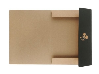 TECZKA Z GUMK� A4 / MICKEY MOUSE KRAFT LINER [opakowanie=10szt]