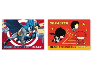 Blok techniczny A4 10k. BENIAMIN Batman 170g