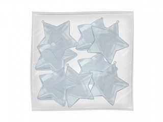 Bry�y plastikowe gwiazdy O80mm g��boko�� 35mm 8szt.