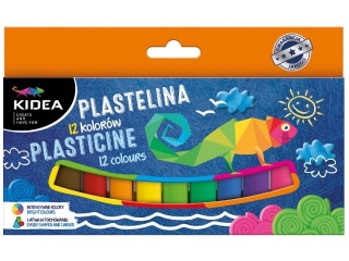 PLASTELINA 12 KOLOR�W KIDEA