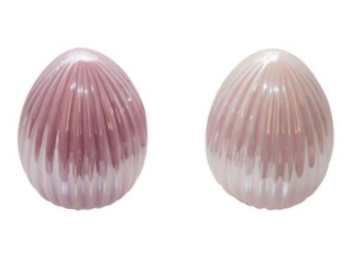 Jajka ceramiczne DPCRAFT Per�owe pink 6x8cm 2szt.