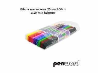 BIBU�A MARSZCZONA 25x200cm a10 MIX 10 KOLOR�W (SZPSH)