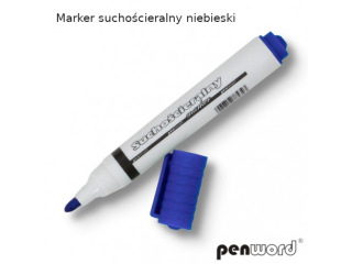 MARKER SUCHO�CIERALNY NIEBIESKI [opakowanie=12szt] (SZPSH)