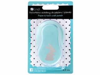 DZIURKACZ OZDOBNY  DO PAPIERU I PIANKI 3, 8 CM ZAJ�C WLK-DLP