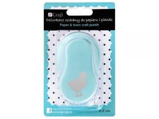 DZIURKACZ OZDOBNY  DO PAPIERU I PIANKI 3, 8 CM KURCZAK WLK-DLP