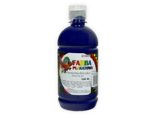 FARBA PLAKATOWA 500ML FP-09 CIEMNONIEBIESKA (SZPSH)