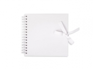 ALBUM DO ZDOBIENIA 20,5 CM X 20,5 CM - BIA�Y (40 KARTEK)