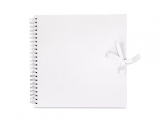 ALBUM DO ZDOBIENIA 30,5 CM X 30,5 CM - BIA�Y (40 KARTEK)