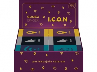 Gumka do �cierania ICON 24szt. [opakowanie=24szt]