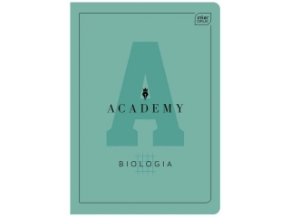 Zeszyt A5 60k. INTERDRUK Academy 90g - Biologia, kratka