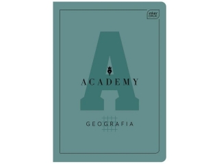 Zeszyt A5 60k. INTERDRUK Academy 90g - Geografia, kratka
