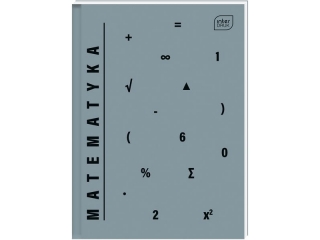 Brulion A5 80k. INTERDRUK m 70g Matematyka, kratka