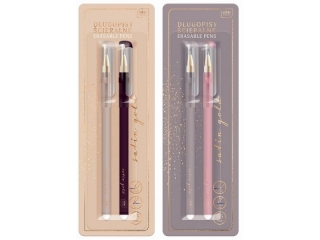 D�ugopis �cieralny INTERDRUK Satin gold, blister 2szt.