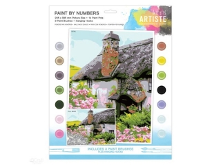 DU�Y ZESTAW DO MALOWANIA PO NUMERACH - ARTISTE - COTTAGE CORE