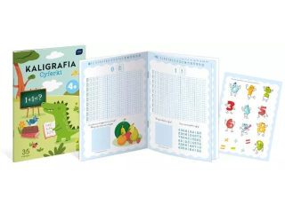 Kaligrafia z naklejkami A4 16 Cyfry+zadania