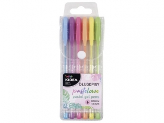 D�ugopisy KIDEA pastelowe 6 kolor�w