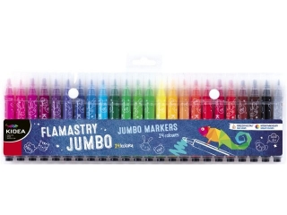 FLAMASTRY JUMBO 24 KOLORY KIDEA SEZON2024