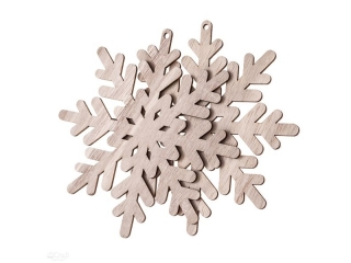 BAZA DREWNIANA - �NIE�YNKI, 15 CM, 2 SZT. [opakowanie=6szt] BN-DLP