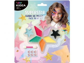 FARBKI DO TWARZY GWIAZDA 8 KOLOR�W KIDEA