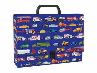 Teczka twarda z r�czk� GRUBA DERFORM Pojazdy 11