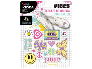 TATUA�E DO OBUWIA �WIEC�CE W CIEMNO�CI GOOD VIBES KIDEA