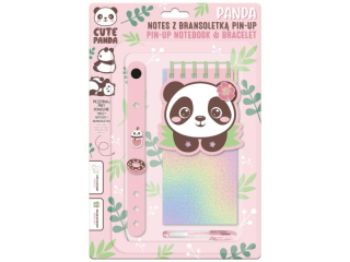 NOTES Z BRANSOLETK� PIN-UP PANDA