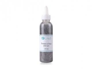 Brokat w kleju DPCRAFT 120ml - Silver