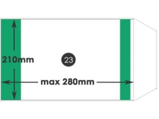 Ok�adka szkolna FOL-PLAST regulowana nr.23 "Zeszyt A5" 210x305mm [opakowanie=20szt]