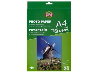 Papier fotograficzny KOH-I-NOOR b�yszcz�cy A4 20k. 200g